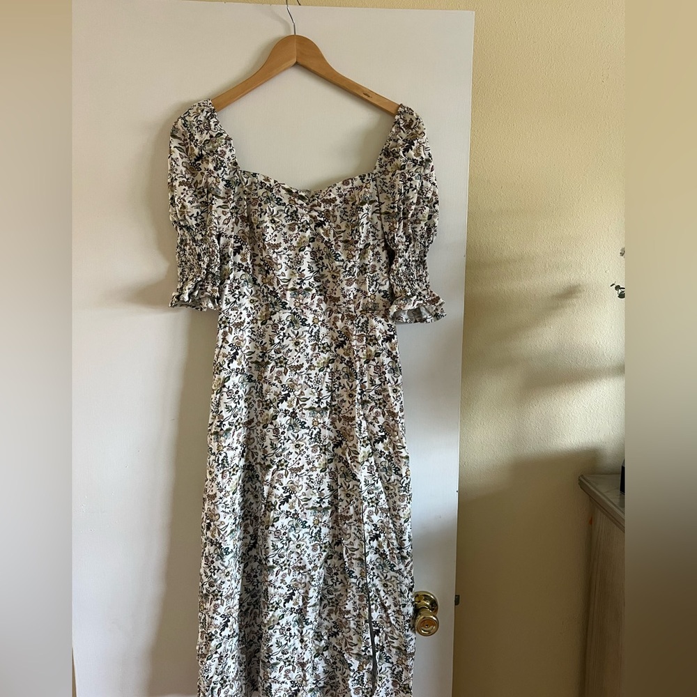 Fall Print Dress by Audrey Parks